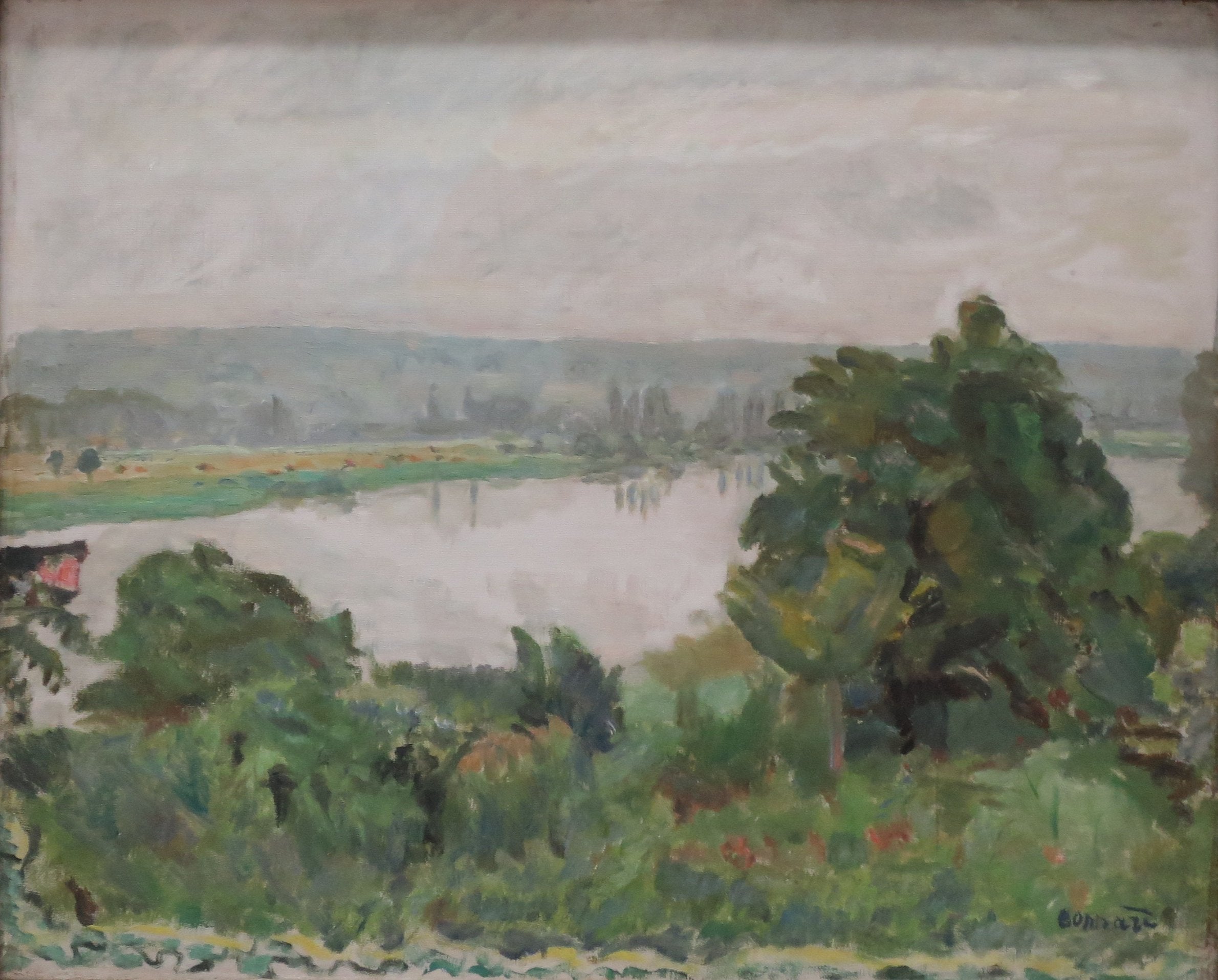 Reproduction du tableau « Seine près de Vernon - Pierre Bonnard » par Alpha Reproduction en peinture à l’huile