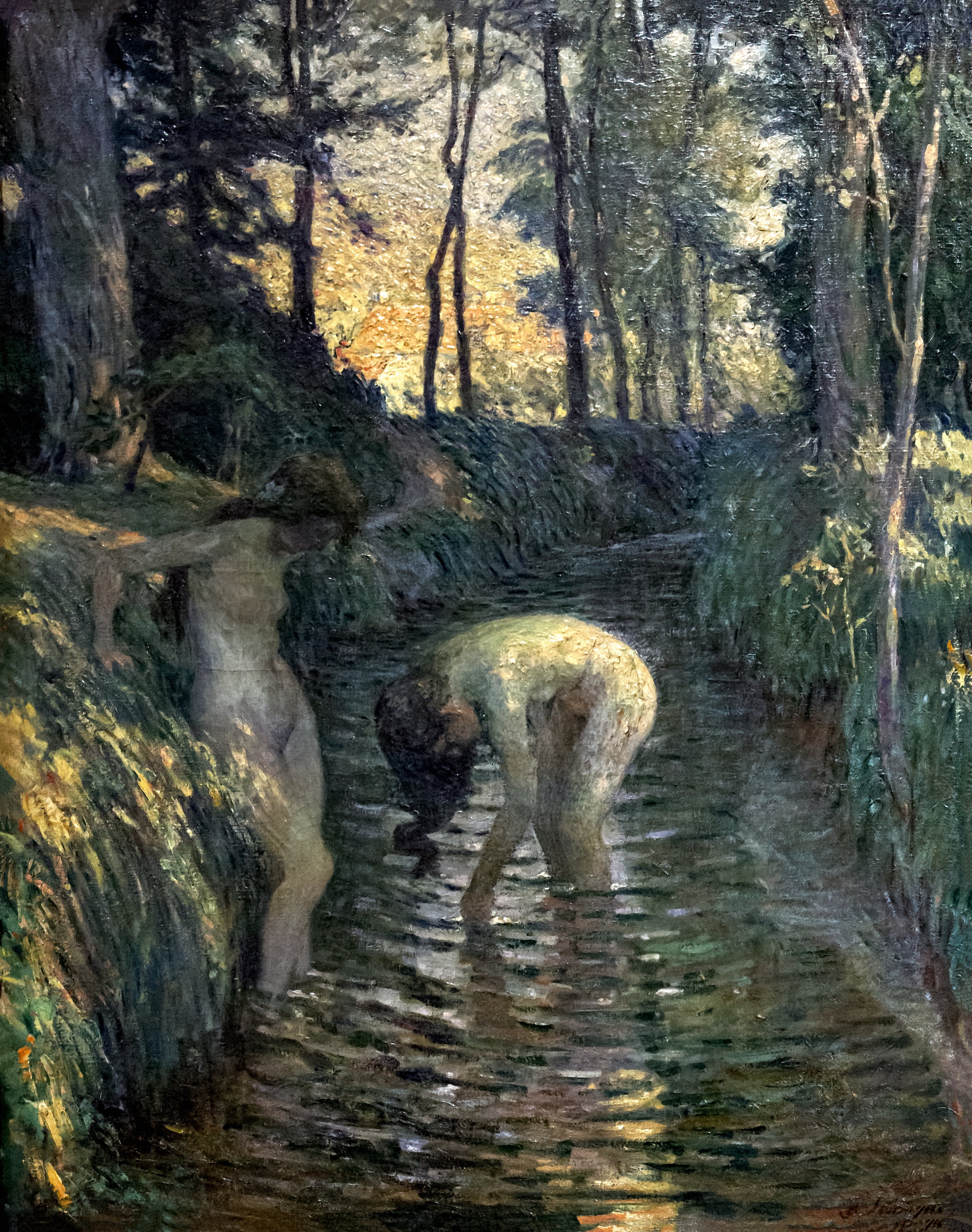 Baigneuses à Pierrefonds - Henri Lebasque