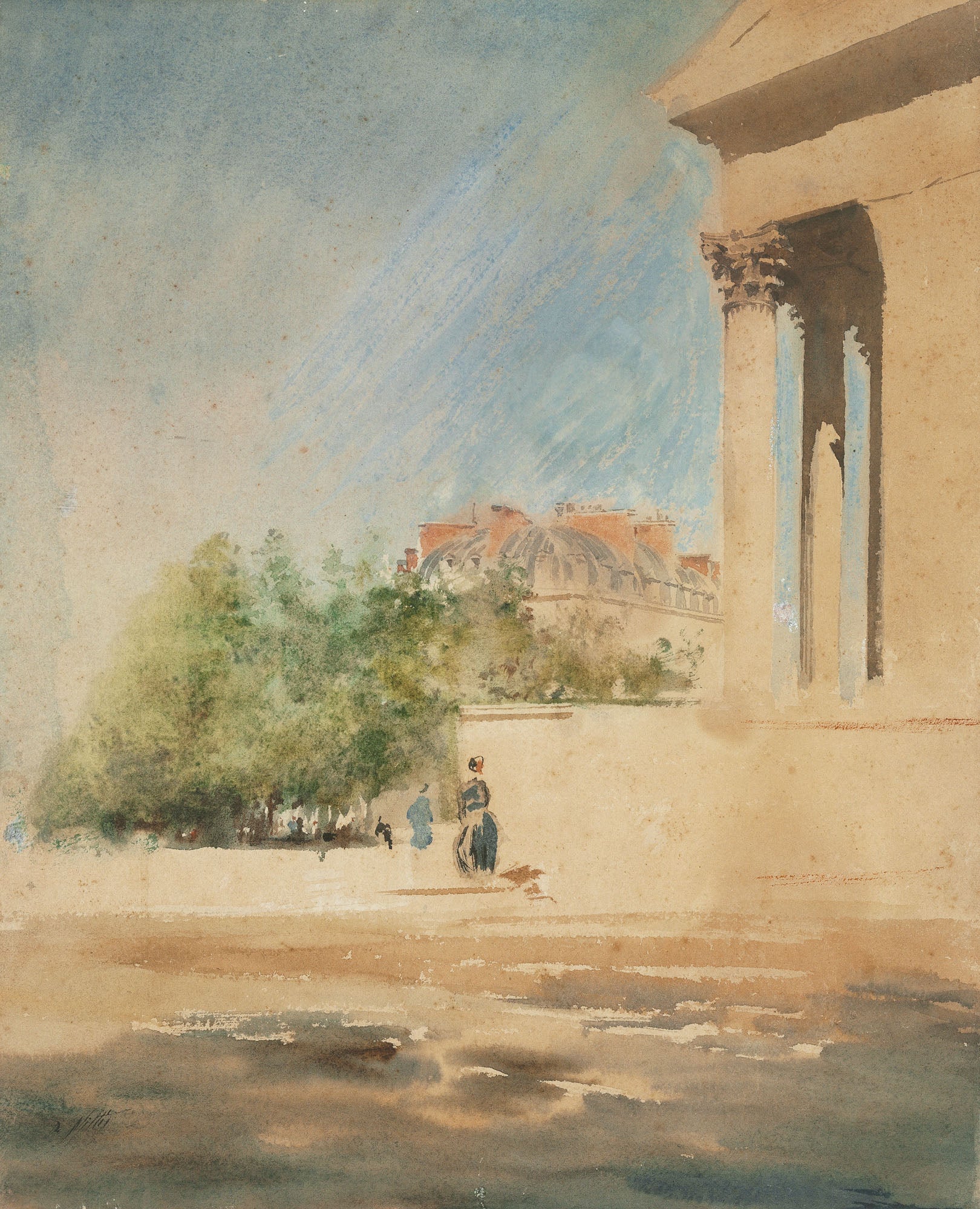Place de la Madeleine - II - Giuseppe De Nittis - Alpha Reproduction