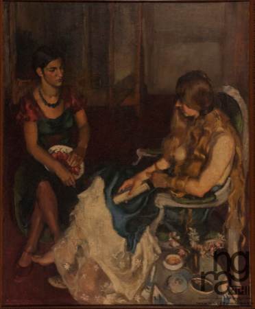 Jeunes Filles, Amrita Sher-Gil, 1932, huile sur toile