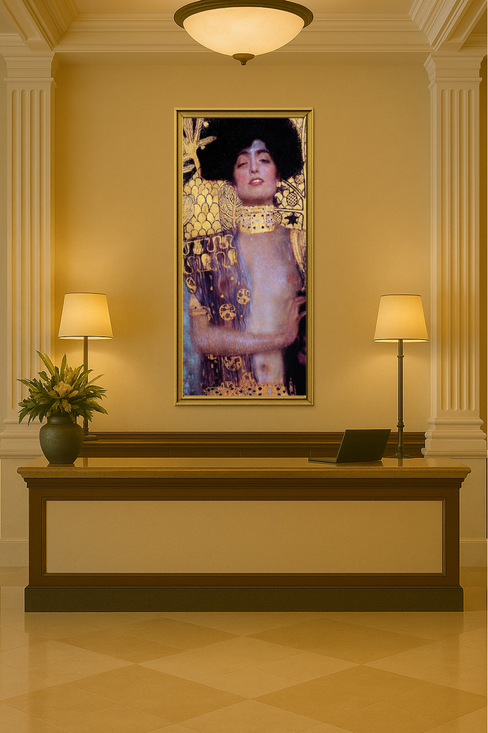 👑✨ Judith I – Gustav Klimt (1901)