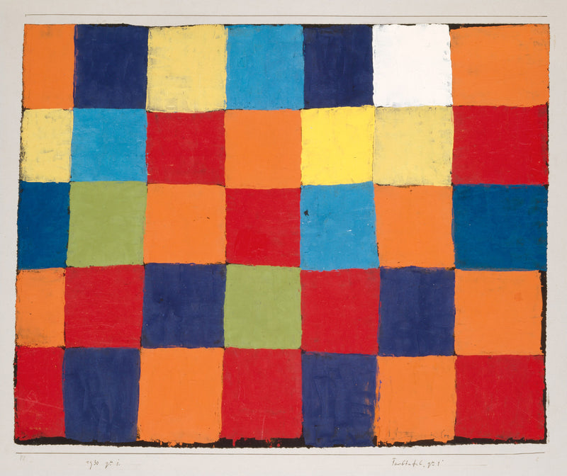 Colour Table “Qu 1” - Paul Klee