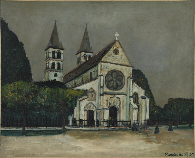 L'église Notre-Dame de Melun (1910) - Maurice Utrillo