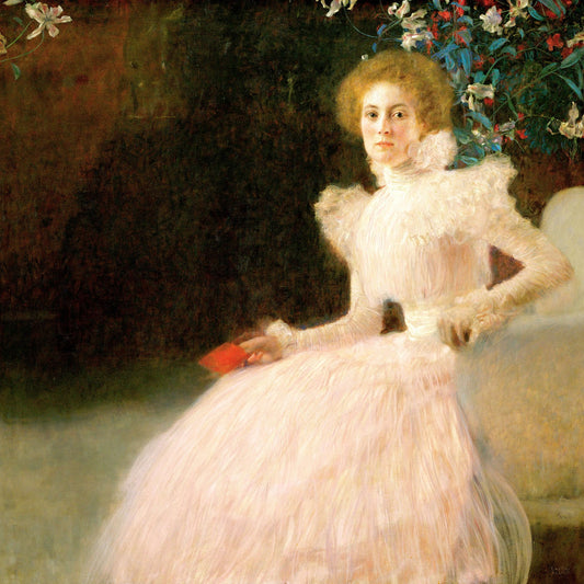 🌸✨ Portræt af Sonja Knips – Gustav Klimt (1898)