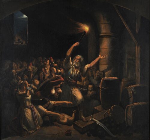 Le Sacrifice de Kapsali - Theodoros Vryzakis