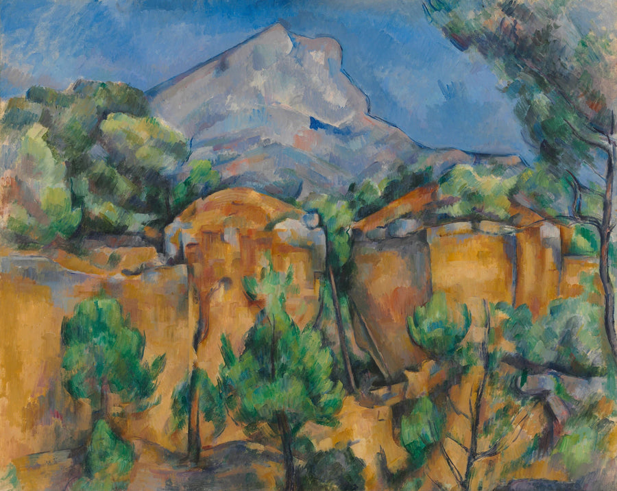 La Montagne Sainte-Victoire set fra Bibémus - Paul Cézanne