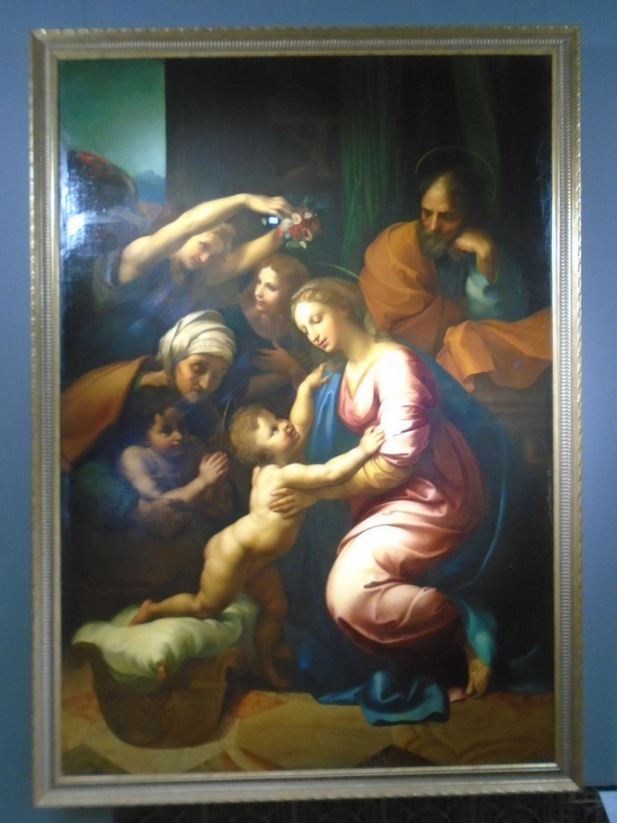 Den Hellige Familie af François Ier - Raphael Sanzio