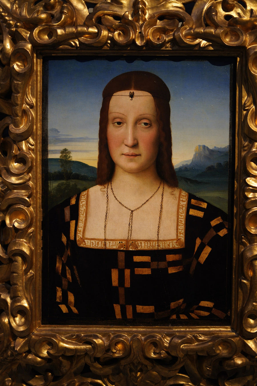 Portræt af Elisabetta Gonzaga - Raphael Sanzio