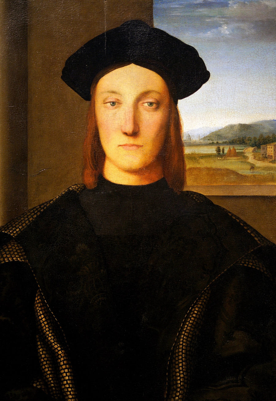 Portræt af Guidobaldo I af Montefeltro - Raphael Sanzio