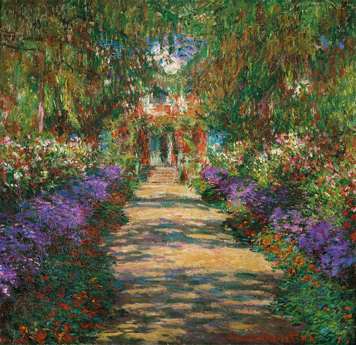 🎨 L’Avenue de Giverny – Claude Monet, omkring 1902