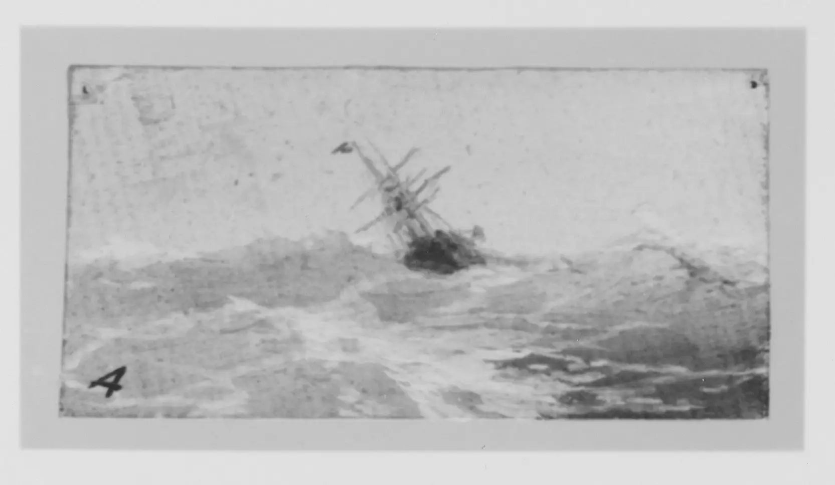 Un navire dans une mer agitée - Ivan Aïvazovski - Alpha Reproduction