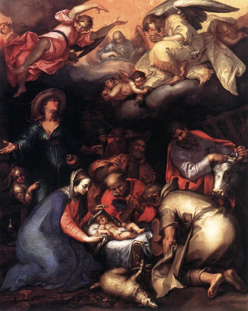 L'Adoration des bergers - Abraham Bloemaert image 1 reproduction réalisée par Alpha Reproduction