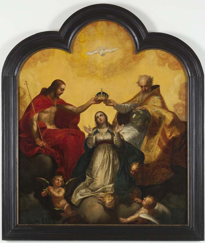 Couronnement de la vierge - Abraham Bloemaert