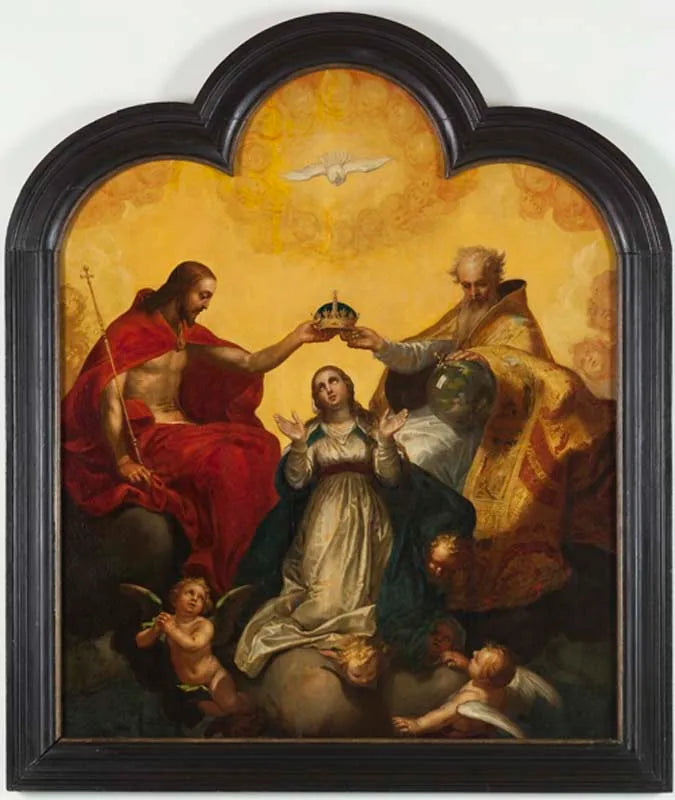 Couronnement de la vierge - Abraham Bloemaert