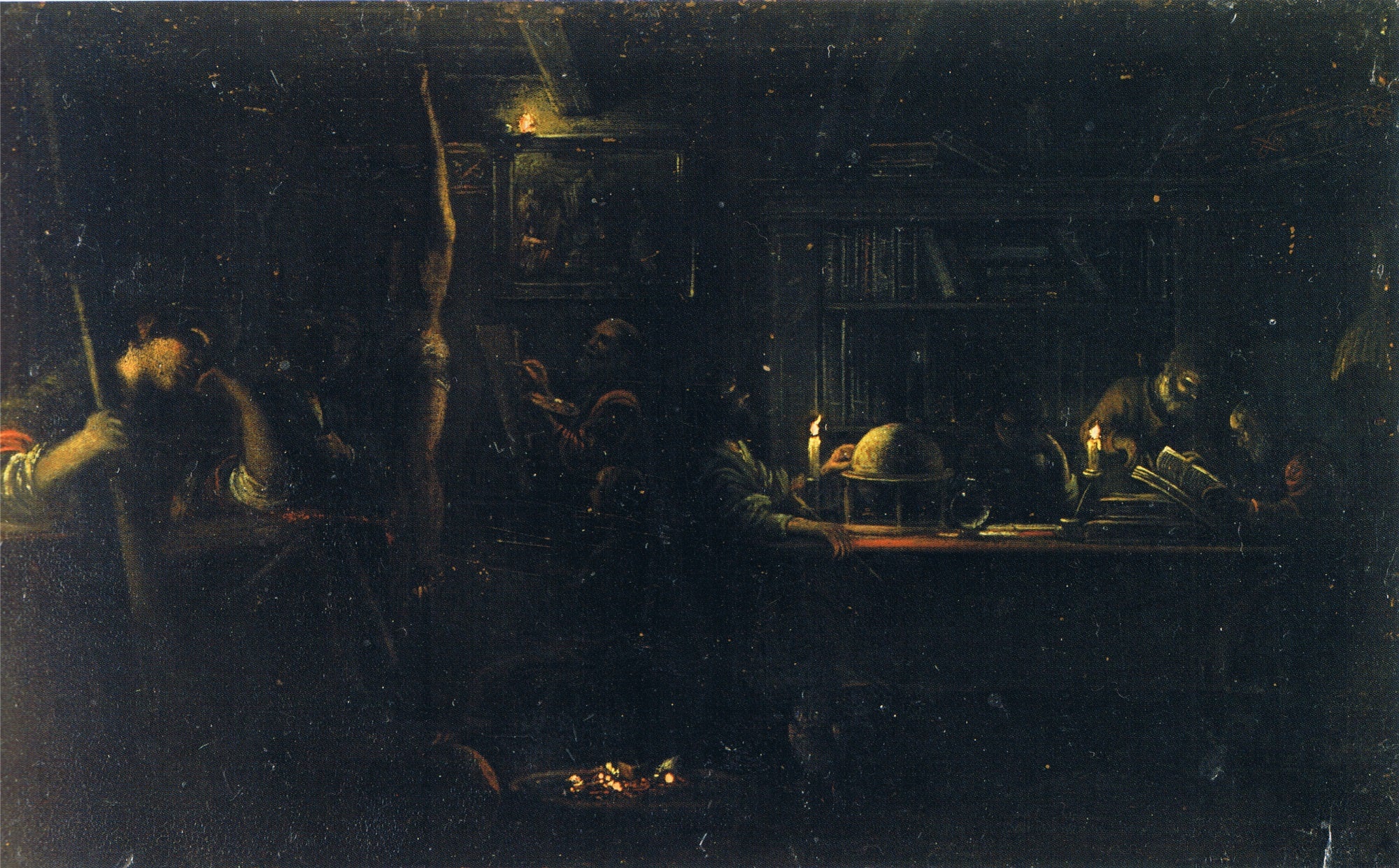 Minerve, patronne des arts et des sciences - Adam Elsheimer