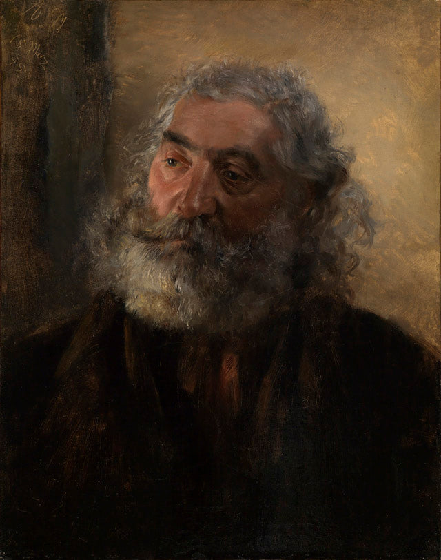 Étude d'une tête d'homme - Adolph von Menzel