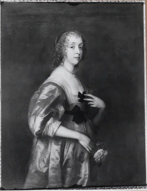 Portrait de Mary Stewart duchesse de Richmond et duchesse de Lennox (1622–1685) devant Lady Mary Villiers - Antoine van