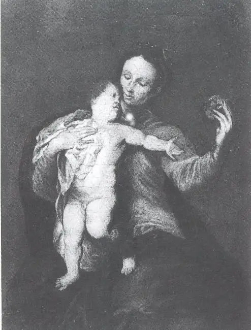 La Vierge à l’Enfant 1621-1627 - Antoine van Dyck - Alpha Reproduction