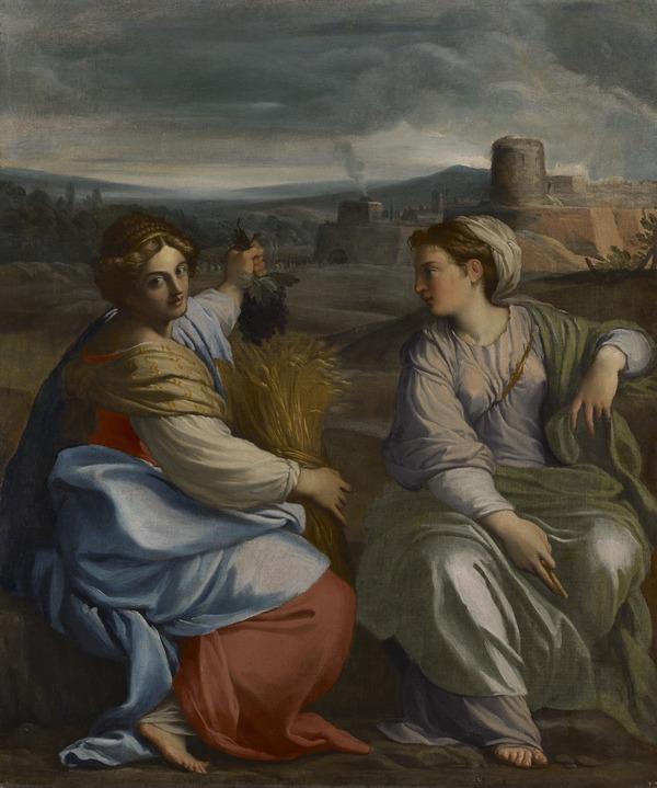 Allégorie de l'abondance et de la paix - Agostino Carracci