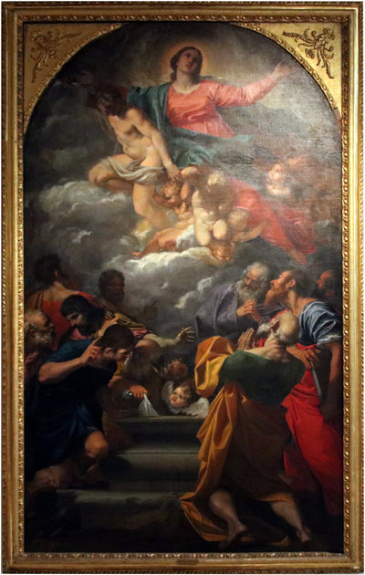 Assomption de la Vierge - Agostino Carracci