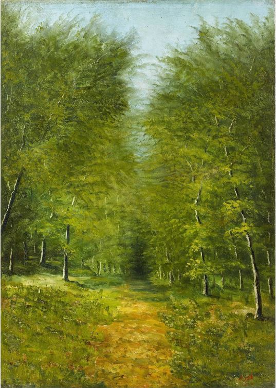 La Forêt — Şeker Ahmed Paşa, vers 1890, huile sur toile