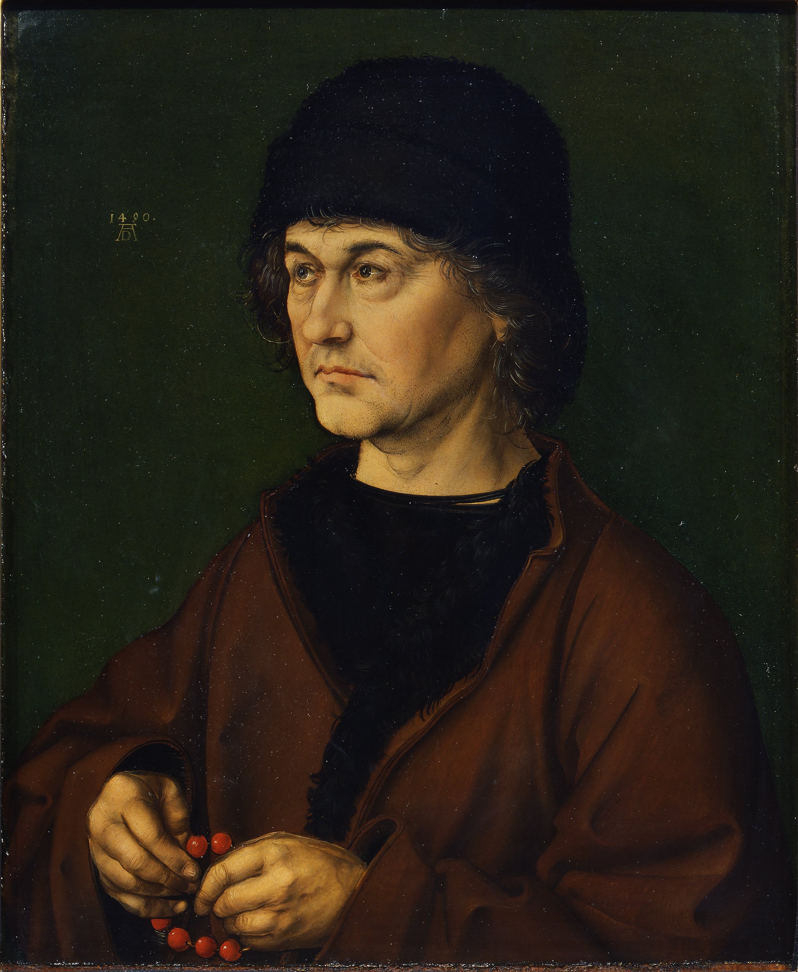 Portræt af kunstnerens far - Albrecht Dürer