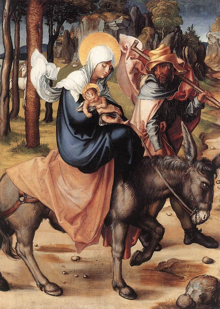 De Syv Sorger over Jomfruen: Flugten til Egypten - Albrecht Dürer