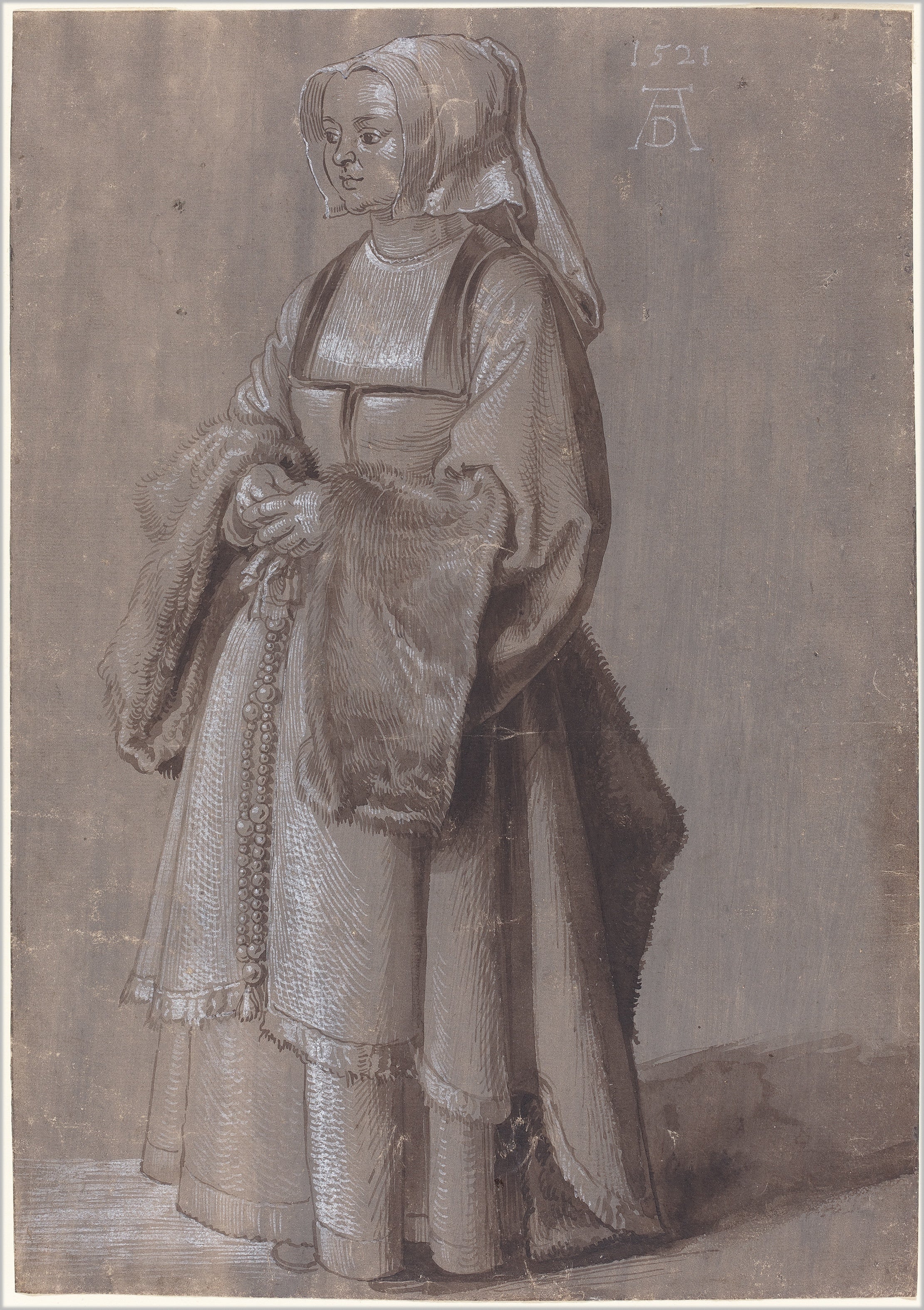 Ung kvinde i hollandsk kjole - Albrecht Dürer