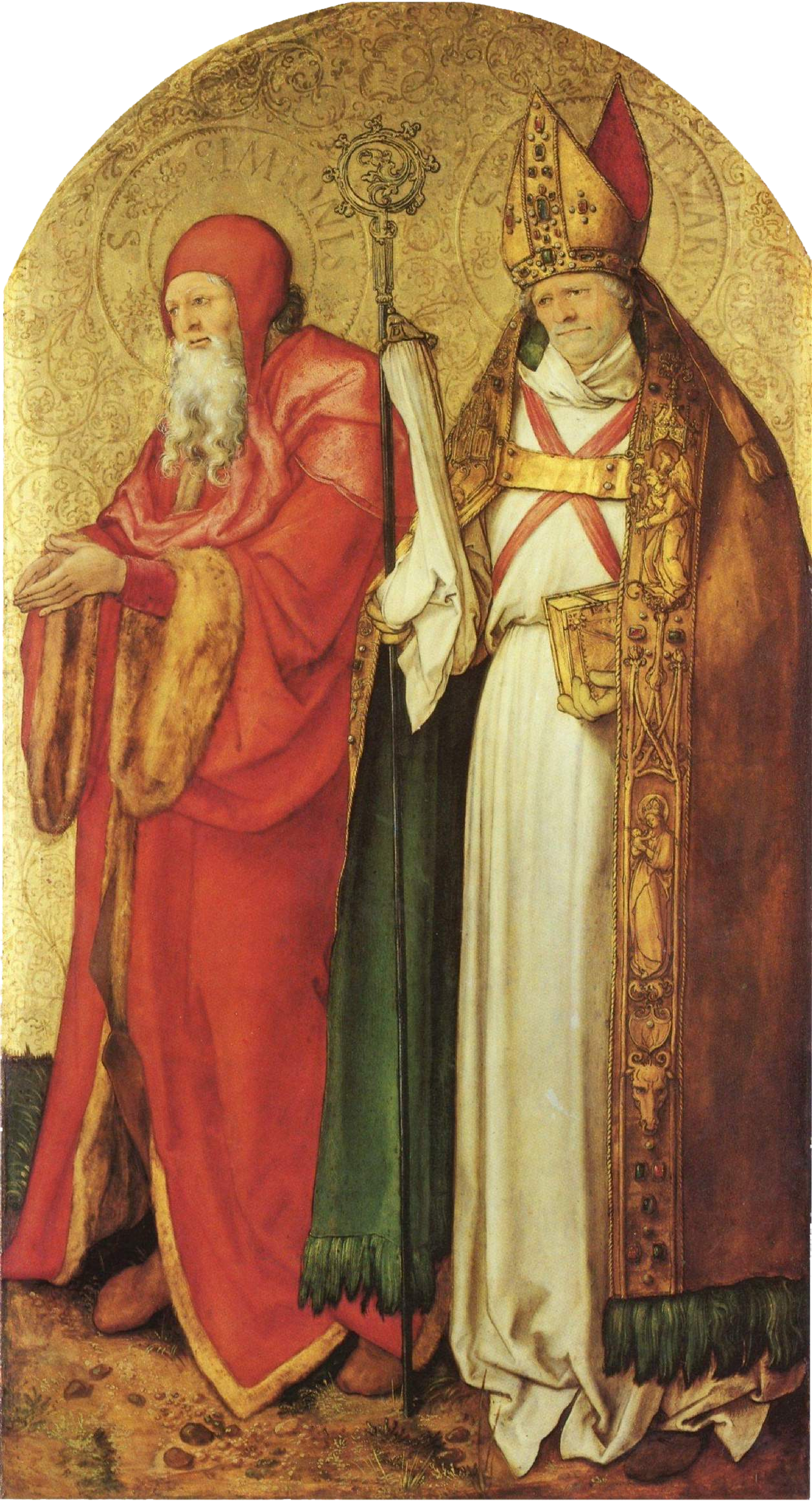 Jabach-alteret: Sankt Simon og Lazarus - Albrecht Dürer