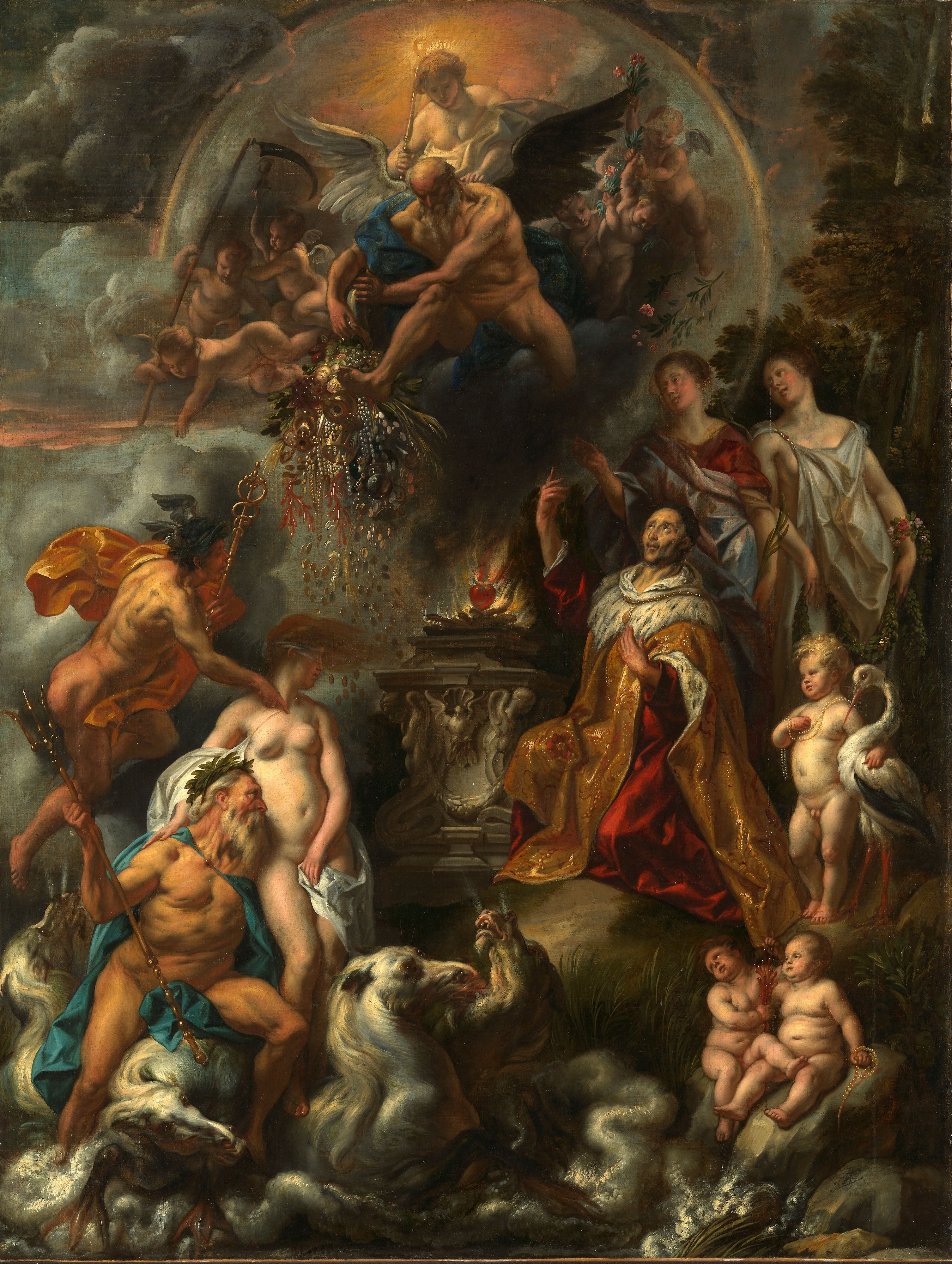 Les Bénédictions de la Paix de Westphalie - Jacob Jordaens