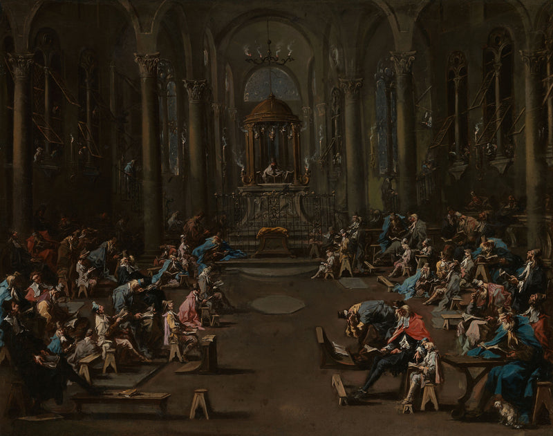 La synagogue - Alessandro Magnasco