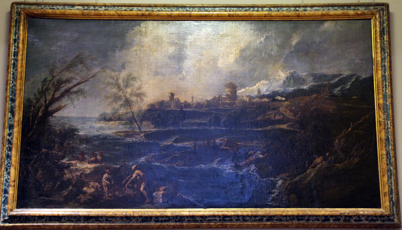 Paysage avec deux personnages - Alessandro Magnasco