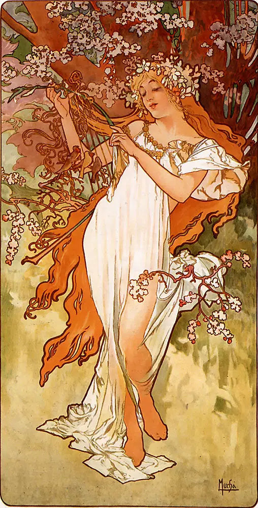 Forår - Alphonse Mucha