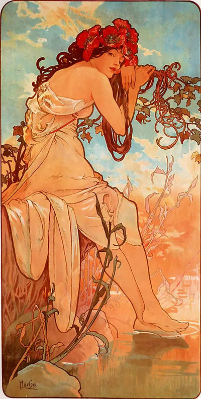 Été - Alphonse Mucha - Alpha Reproduction