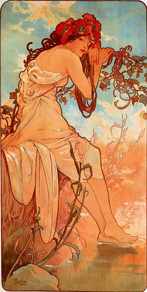 Sommer - Alphonse Mucha