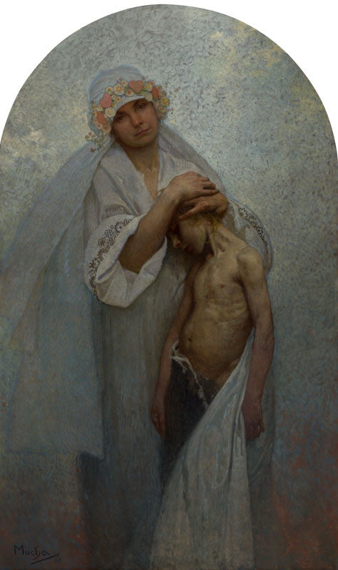 Tjekkisk hjerte - Alphonse Mucha