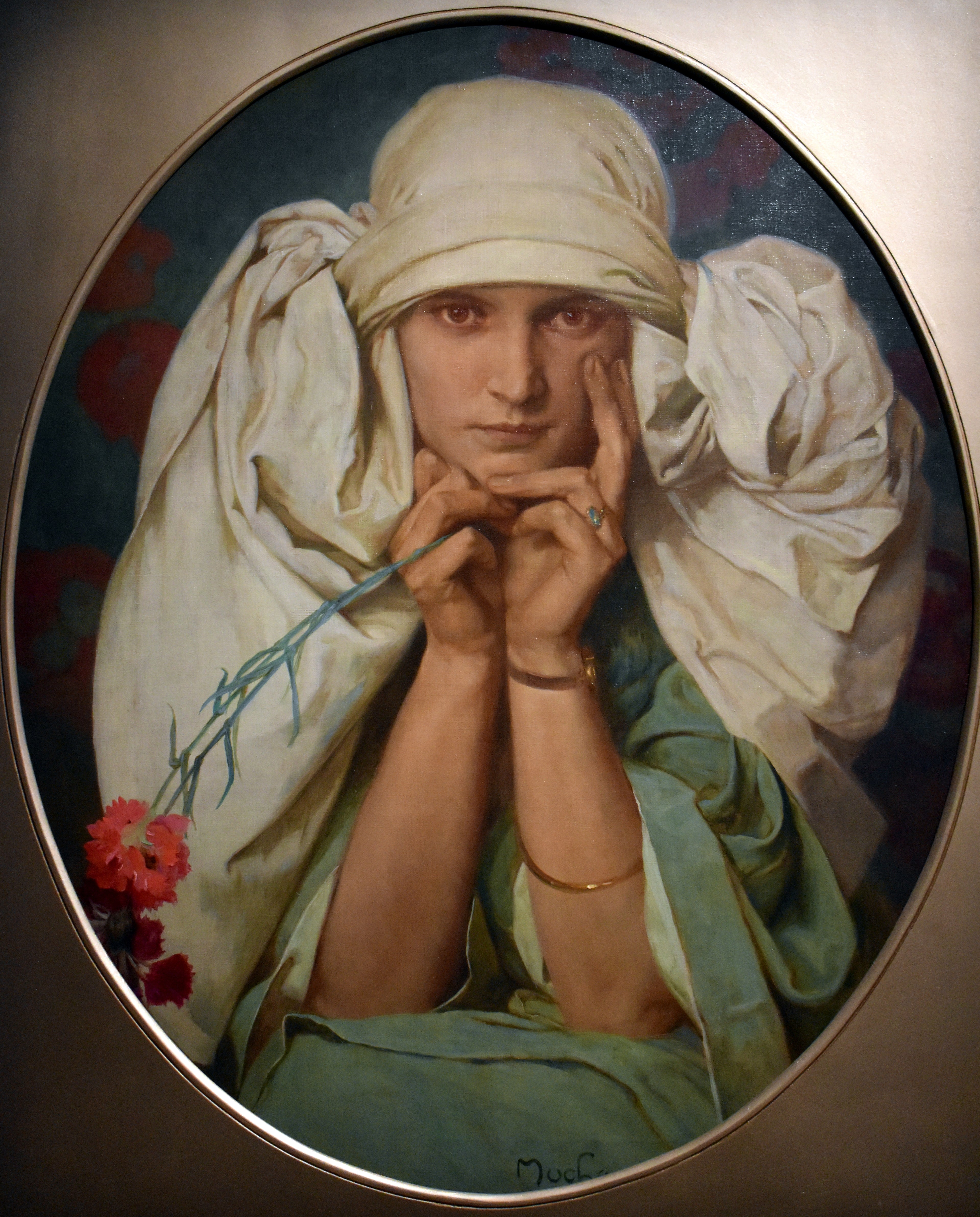 Portrait de Jaroslava - Alphonse Mucha