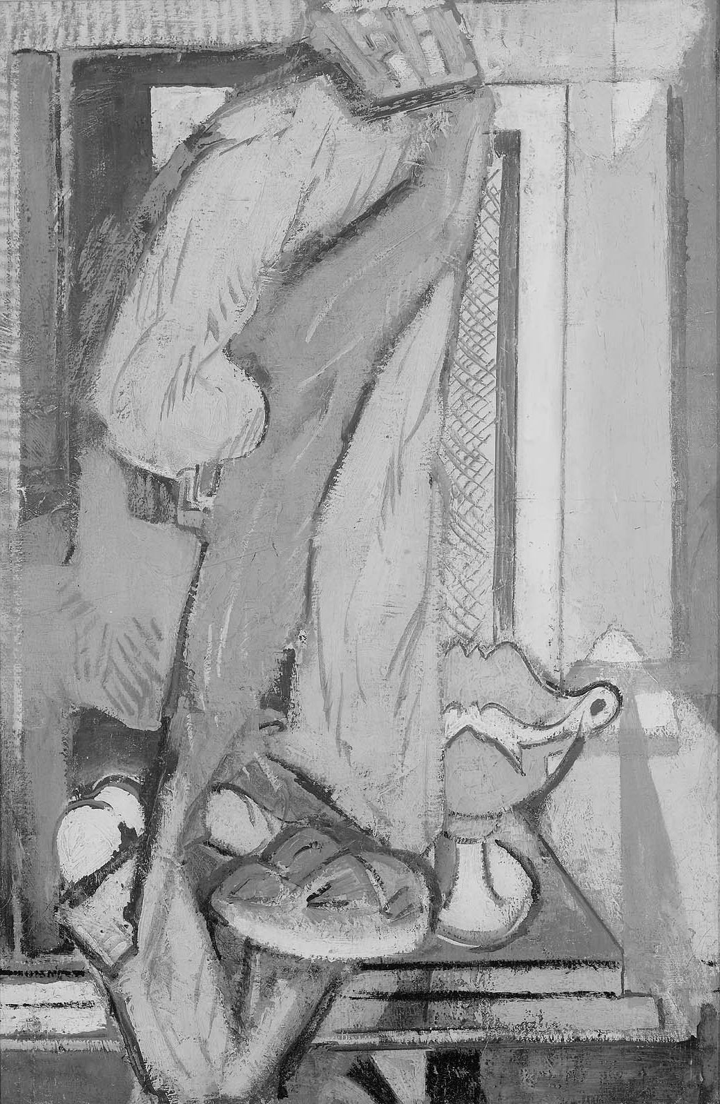 Nature morte au tissu vert - Alfred Henry Maurer