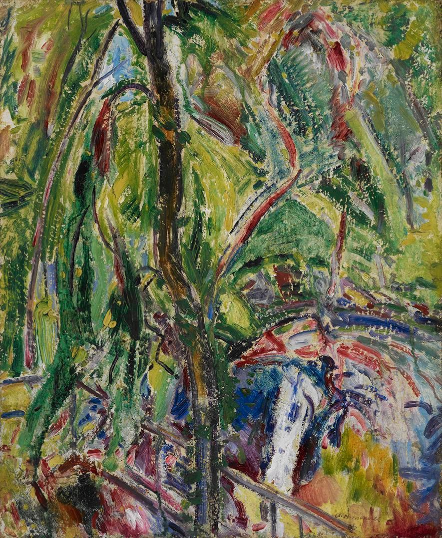 Paysage (recto) ; Étude pour une nature morte (verso) - Alfred Henry Maurer