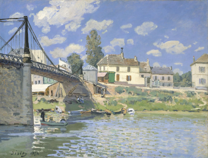 Villeneuve-la-Garenne Broen - Alfred Sisley