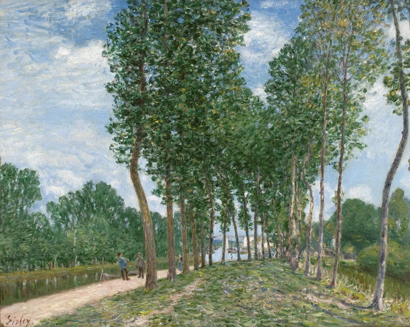 Loing-bred ved Moret - Alfred Sisley