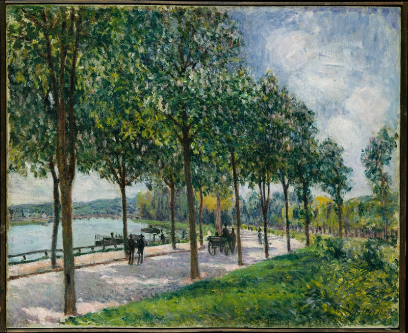 Kastanjealleen - Alfred Sisley