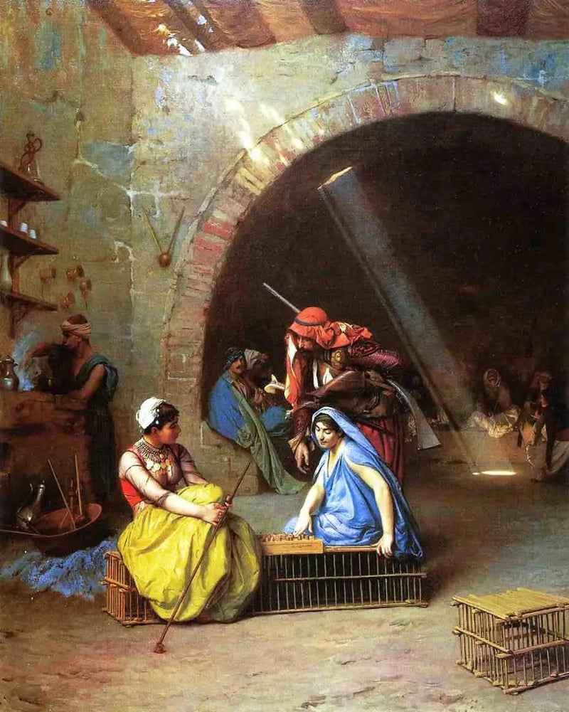 Almées spiller skak - Jean-Léon Gérôme