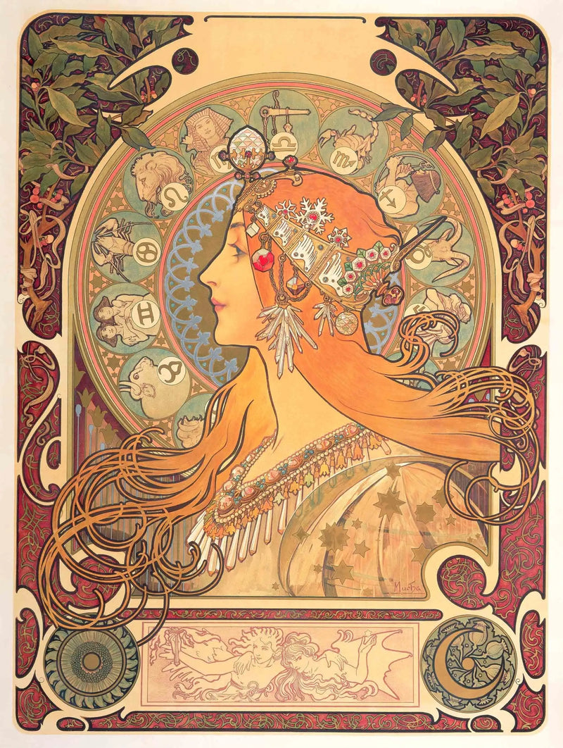Stjernetegn - Alphonse Mucha