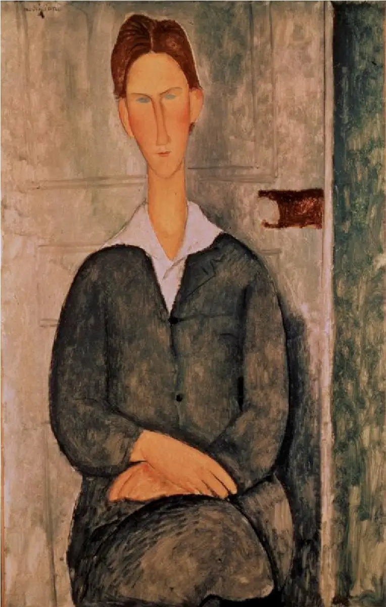 Portræt af Giovanotto de Capelli Rossi - Amedeo Modigliani