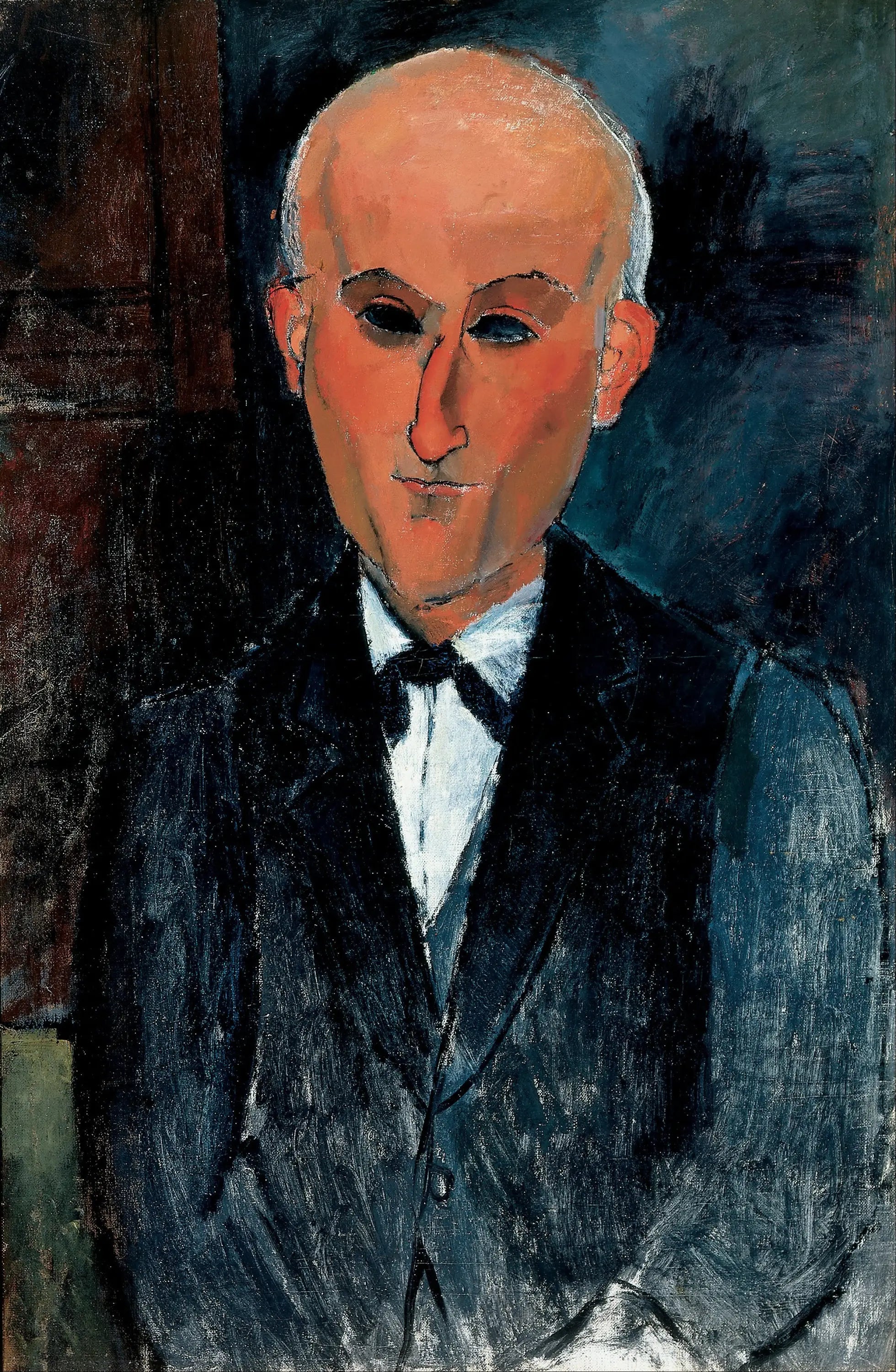 Reproduction du tableau « Max Jacob - Amedeo Modigliani » par Alpha Reproduction en peinture à l’huile