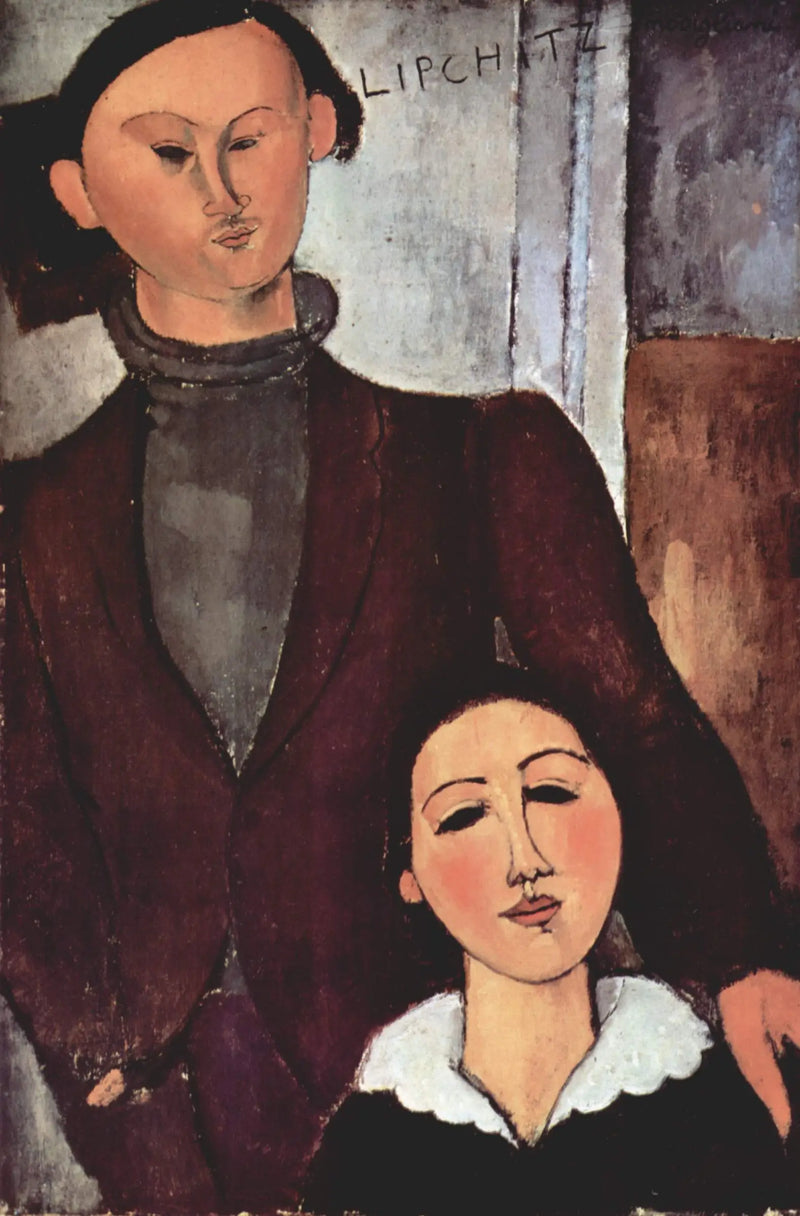 Jacques og Berthe Lipchitz - Amedeo Modigliani