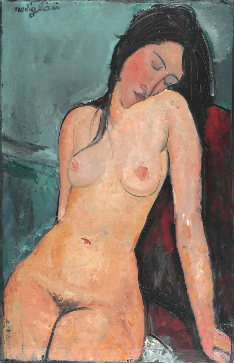 Nu siddende - Amedeo Modigliani