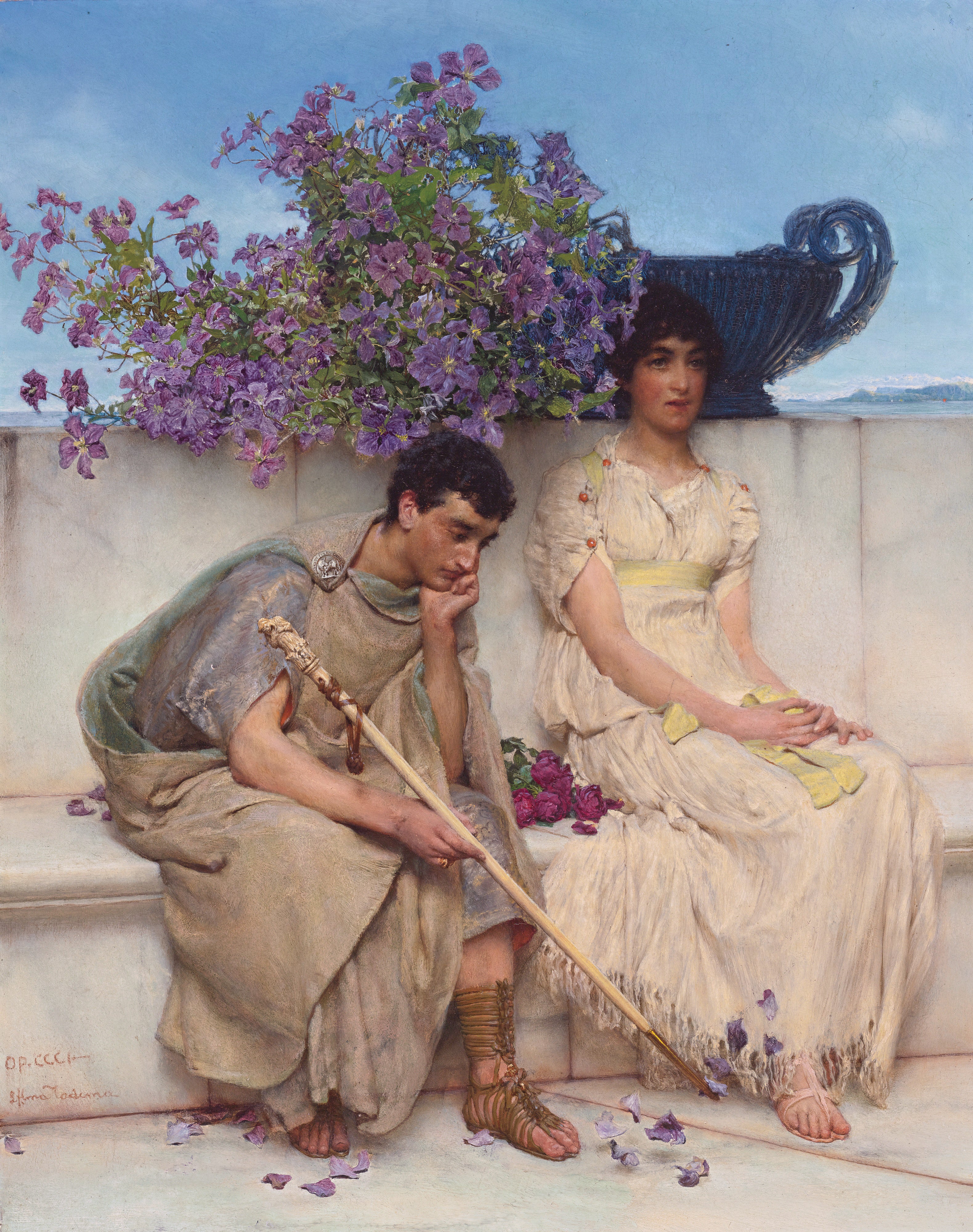 Un silence éloquent - Lawrence Alma-Tadema