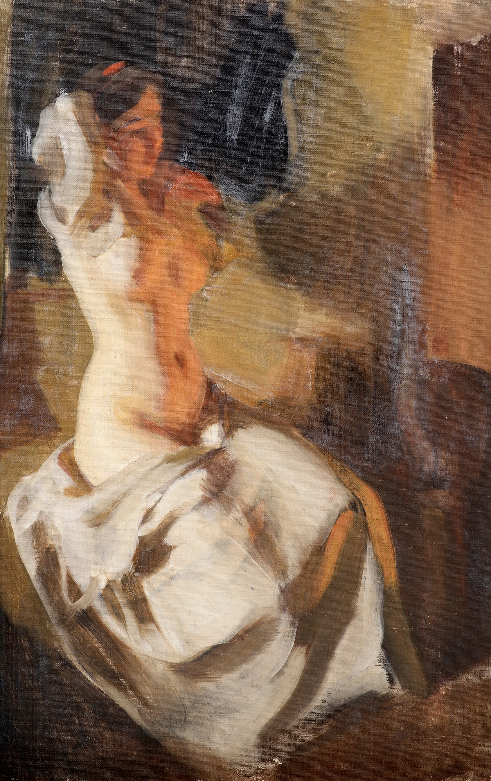 Nu près du feu - Anders Zorn
